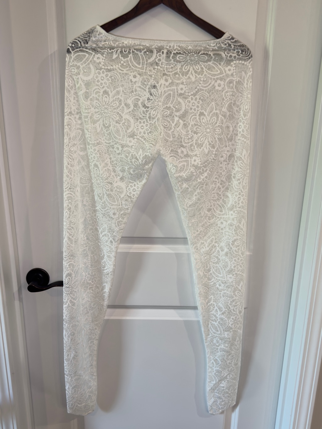 Beaufille Cassia Lace Stockings In White — image 6 of 6